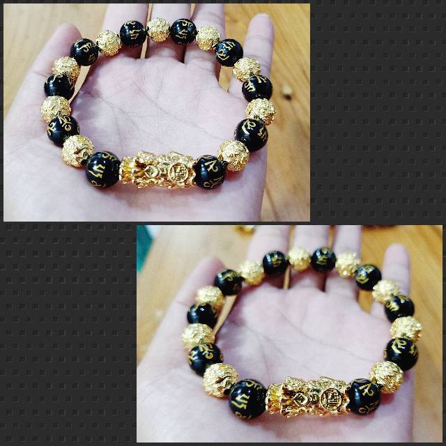 Gelang Pixiu Asli batu