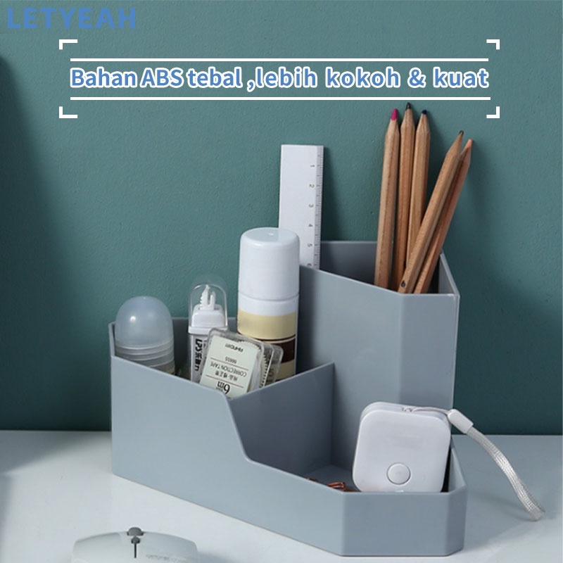 letyeah desktop storage kotak make up kotak penyimpanan alat tulis / rak kosmetik kotak organizer sudut