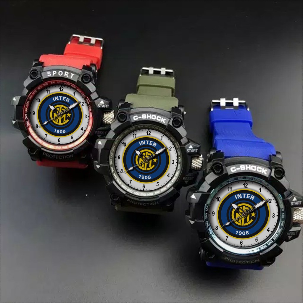 (EXCLUSIVE) JAM TANGAN INTER 1 (STRAP WARNA)