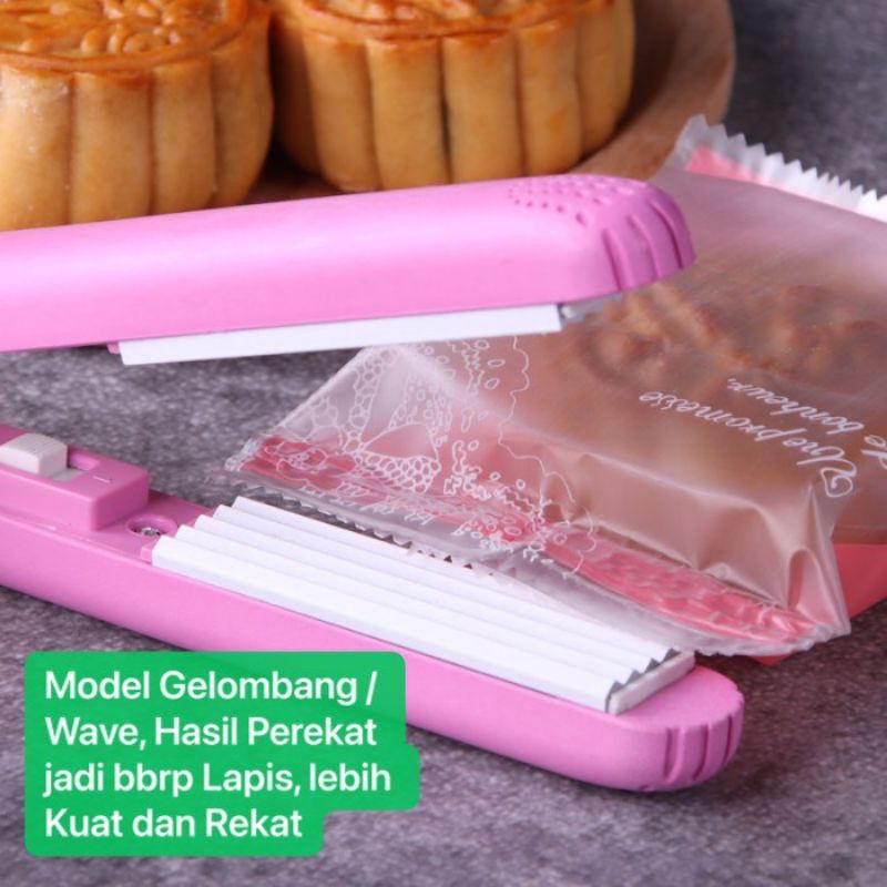 Sealer Mini / Perekat Plastik / Alat Hand Sealer Portable Snack Murah