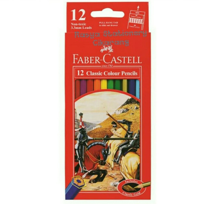 

Limited Pensil Warna Faber - Castell 12 Classic ( Panjang) Terbatas