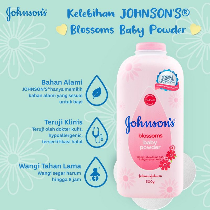 Johnsons Baby Powder Reguler 500Gr