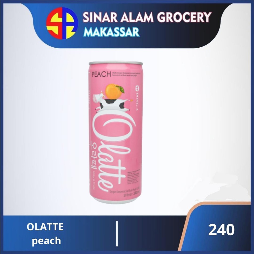 

Dong-A Olatte Minuman Susu Rasa Persik