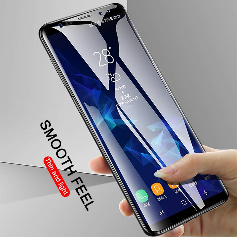 2Pcs Hydrogel Protective Film For Samsung Galaxy S7 Edge S8 S9 S10 S20 Plus Screen Protector For Samsung Note 8 9 10 Anti Blue-ray not glass