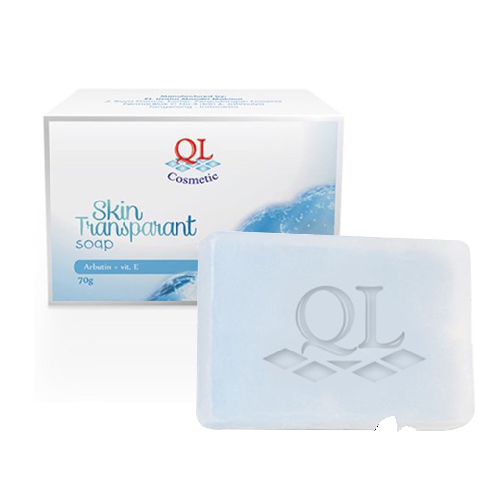 QL Facial Soap for Acne Skin Brightening Soap Sabun Pemutih Jerawat Dark Spot (BPOM) (VC)