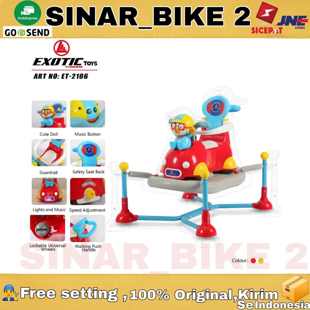 Mainan Anak  MULTIFUNCTION ROCKING Car EXOTIC ET-2106