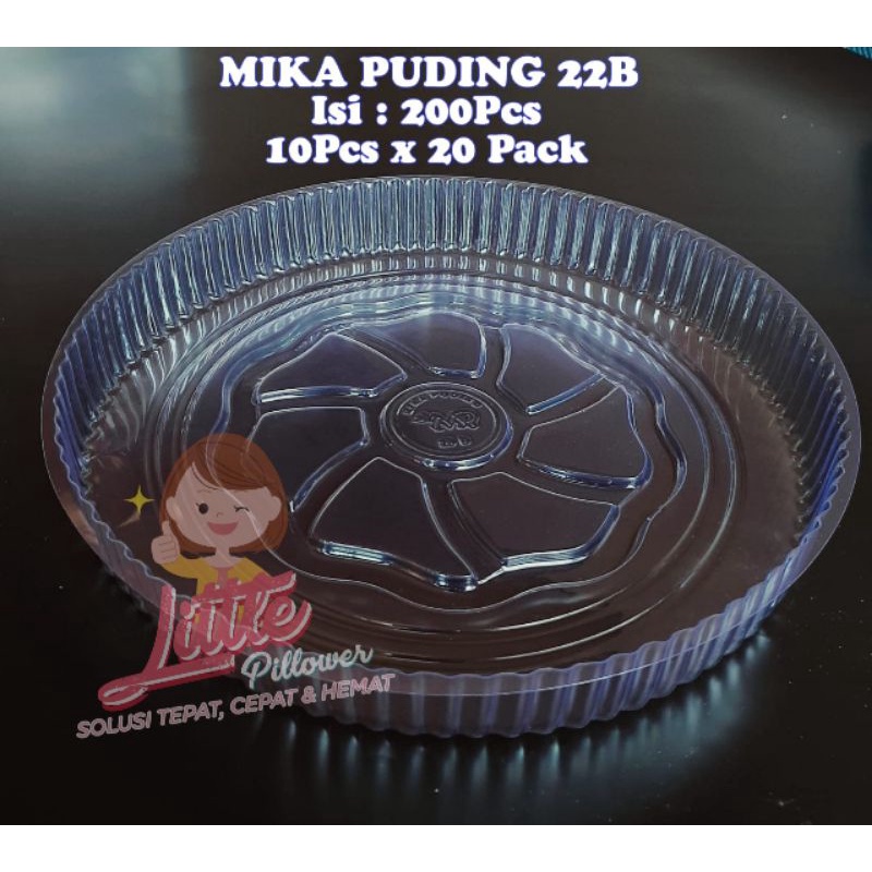 (22B) Mika Alas Puding Diameter 22cm - Alas Tatakan Mika Kue