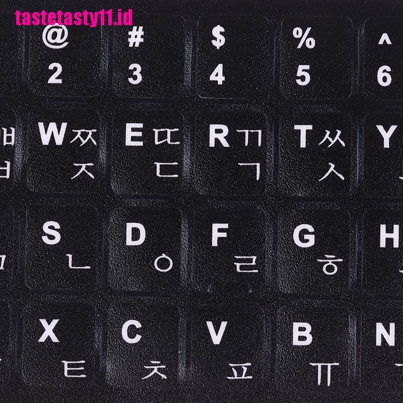 1 Pc Stiker Pelindung Keyboard Motif Print Gaya Korea