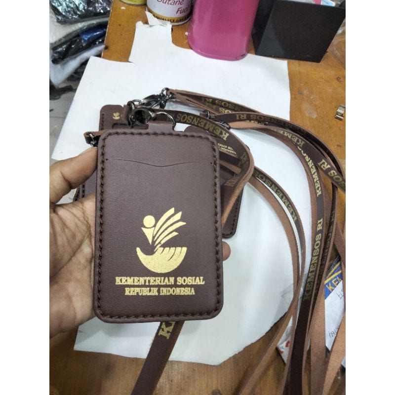 Tali Id Card Kemensos RI Id Card Kemensos RI Coklat