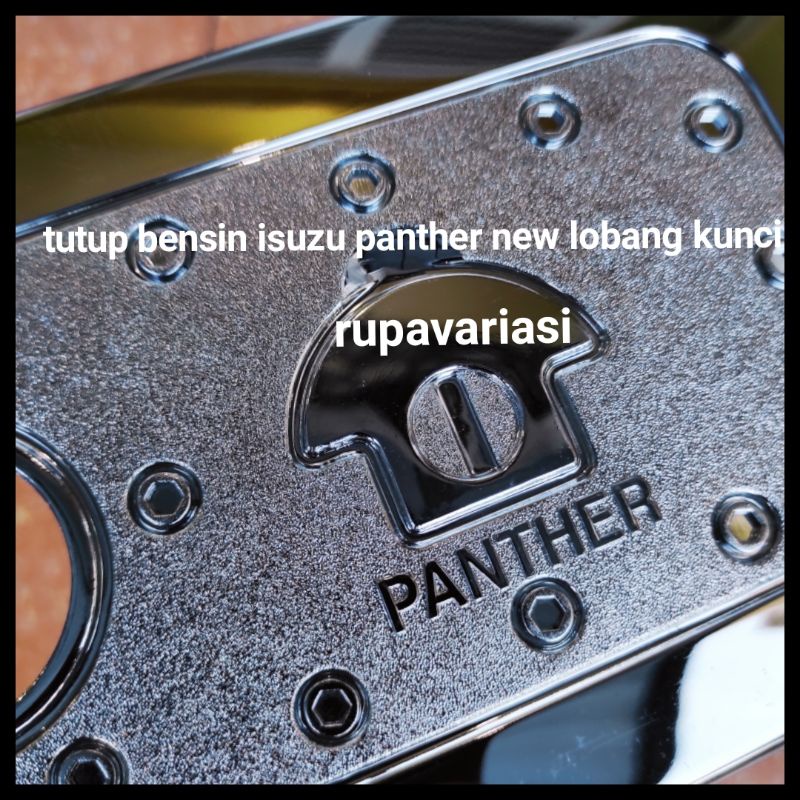 cover tutup bensin mobil isuzu panther new kapsul touring lobang kunci tempel chrome crome