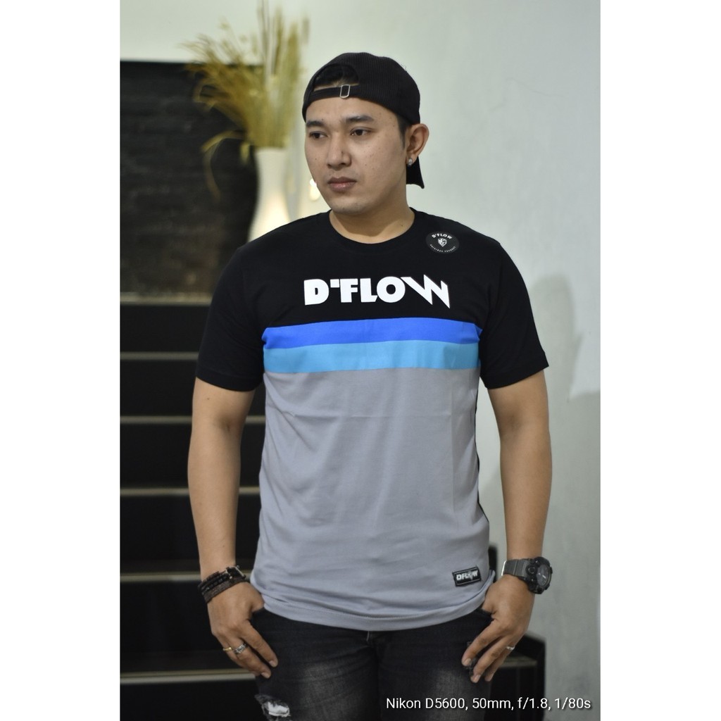 Baju Distro Original DFLOW - Kaos Pria Distro Surfing Original DFLOW - 06