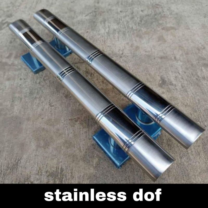 1 set handle pintu kunci pintu rumah minimalis gagang tarikan pintu stainless pegangan pintu kuputarung model oval murah