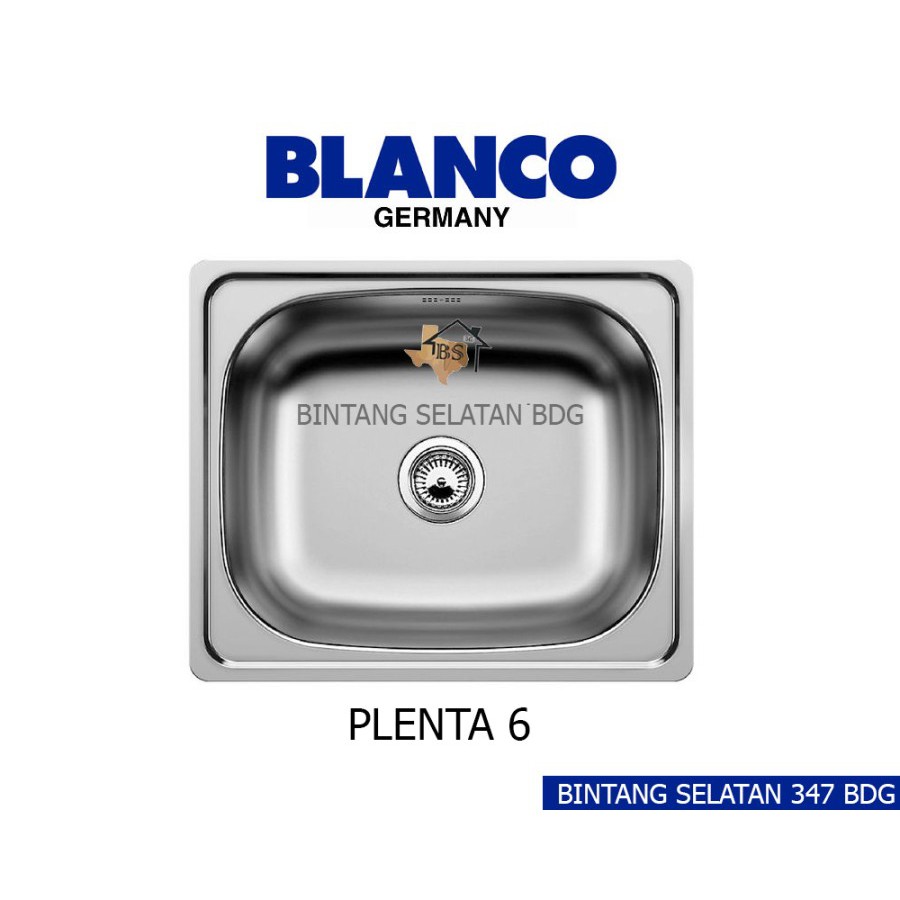 BLANCO KITCHEN SINK/ BAK CUCI PIRING STAINLESS STEEL BLANCO PLENTA 6