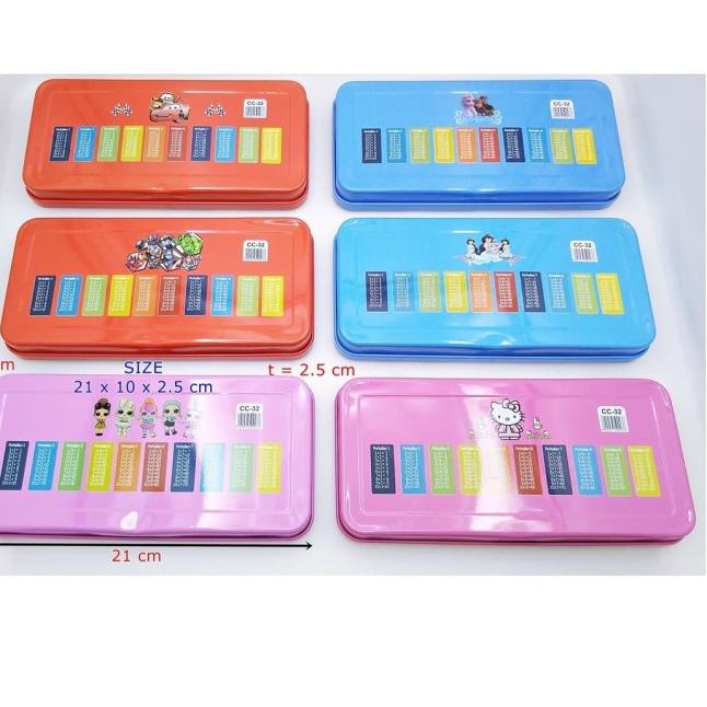 

➭ TEMPAT PENSIL KALENG ANAK SET / KOTAK PENSIL / PENSIL CASE PC529 - Jasmine ✰