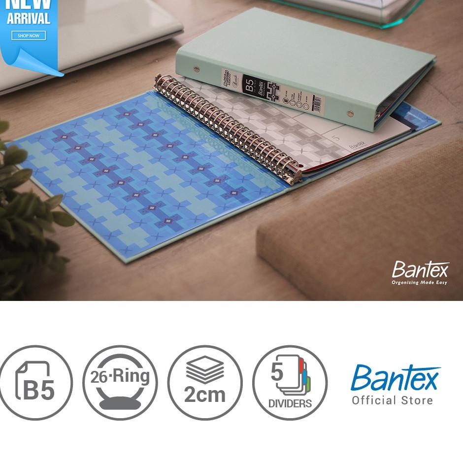 

(Ready) Bantex B5 Multiring Binder - Batik Series (1 Pcs) #1336 RN69 Terupdate /̵