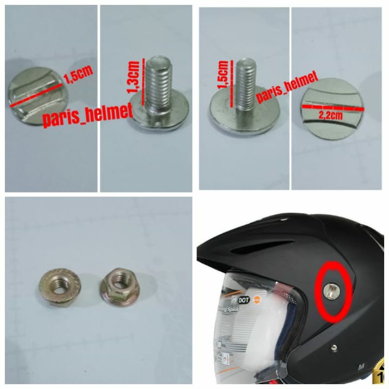 Baut topi helm topi