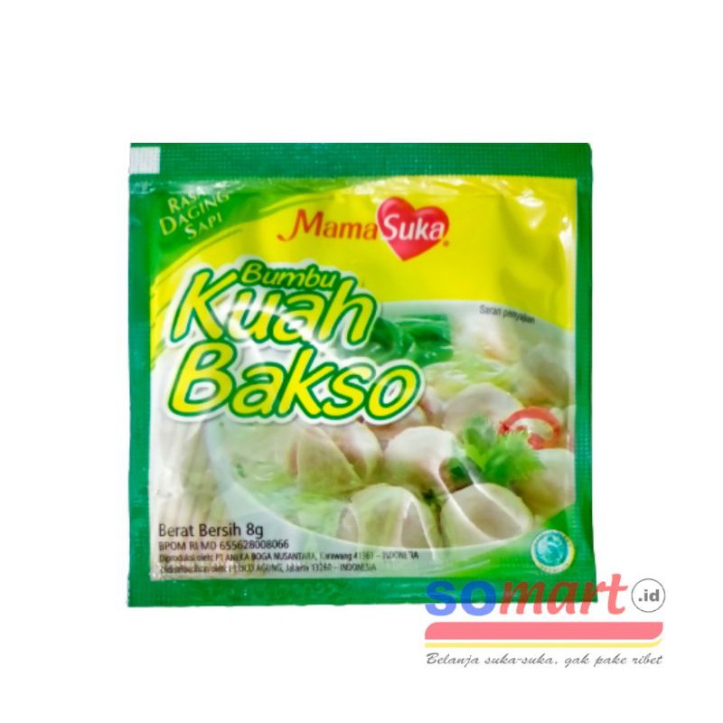 

Bumbu Kuah Bakso Mama Suka Renceng (Isi 12 sachet)@8gr