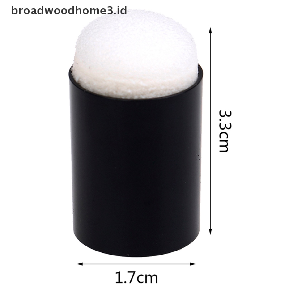 10pcs Spons Jari Daubers Untuk Stempel Tinta Reborn