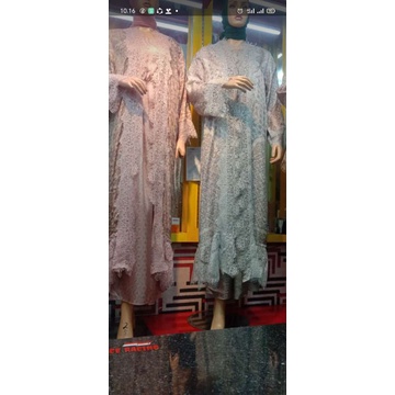 gamis batik sutra viscos