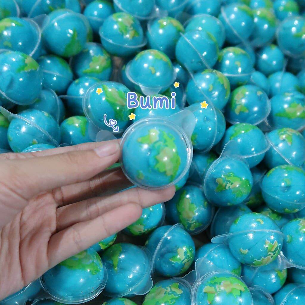 

[HRG 10 BIJI] Korean Trolli Planet Chewy Gummy - Gummy Jelly Troli Korea Halal-PLANET BUMI