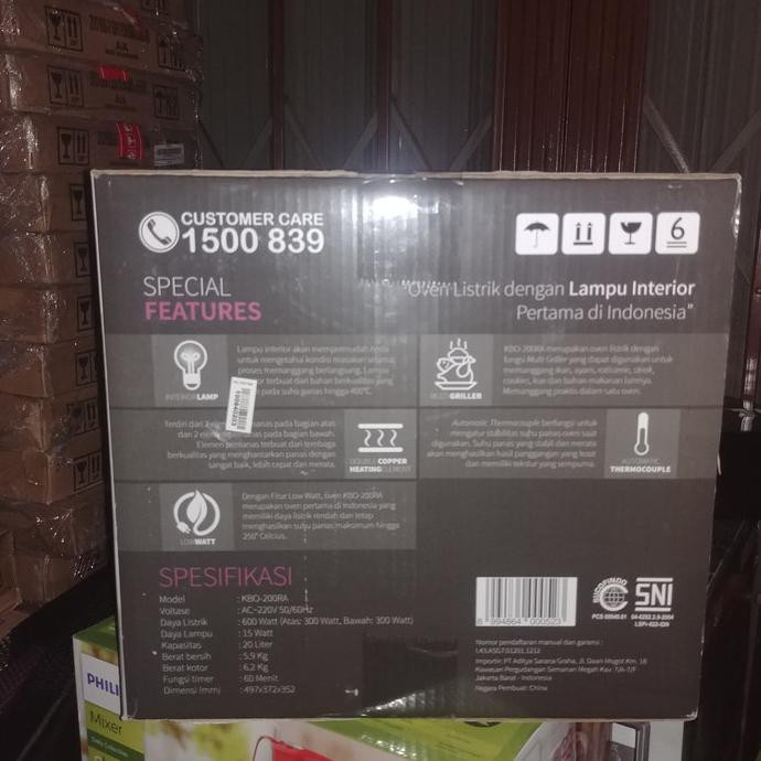 KIRIN Oven KBO 200 RA Black LW Kirin KBO-200RA