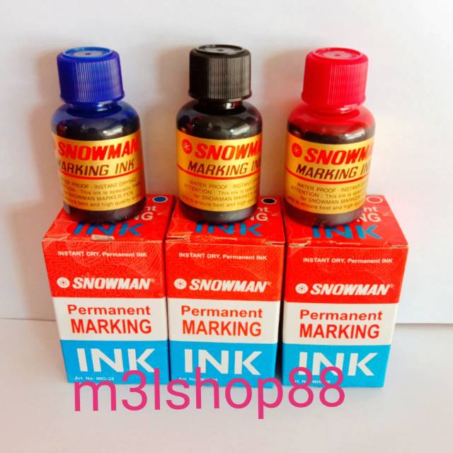 

Tinta spidol permanent snowman