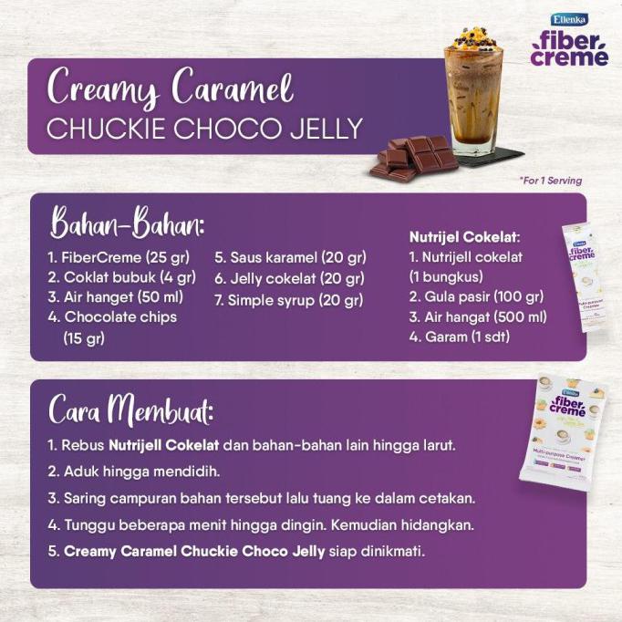 

[[BISA COD]] FiberCreme Sachet 100gr - 6pcs GRATIS Nutrijell Cokelat 20gr GRATIS ONGKIR Kode 264