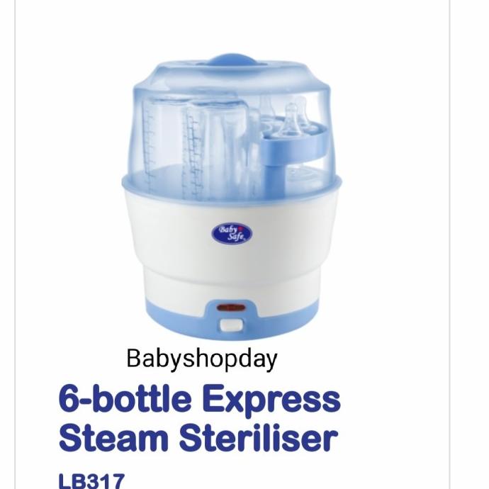 steril botol susu baby safe, sterilizer babysafe LB317