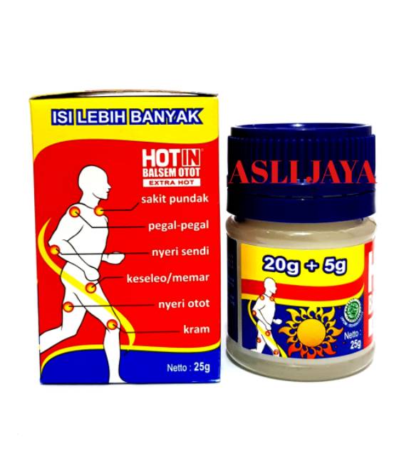 Balsem Otot Hotin (Extra Hot) Untuk Pegal, Nyeri Otot dan Nyeri Sendi