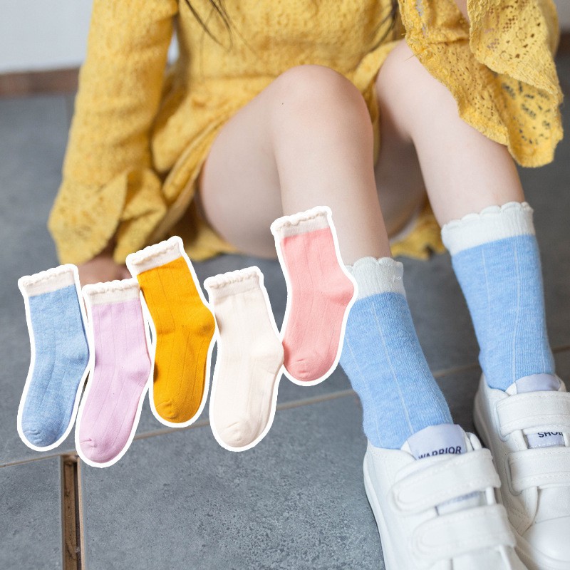 HappyOliver SUPER SEOUL GIRL Kaos Kaki Anak Laki Laki Perempuan 6 bulan - 3 Tahun Import