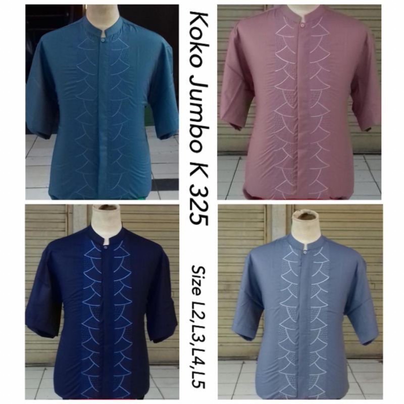 Baju Koko Albatar Jumbo BKJ40
