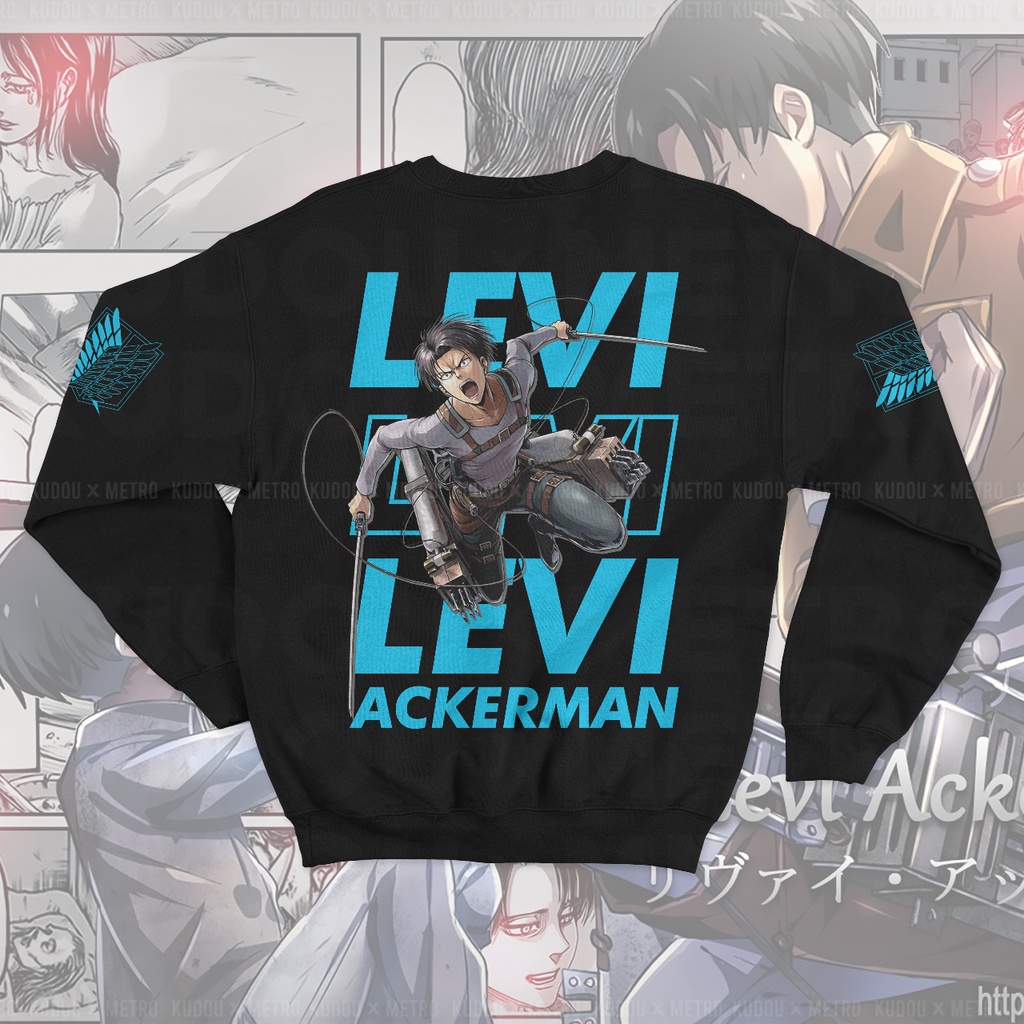 Crewneck Levi Special Corps Anime Manga Attack On Titan SNK