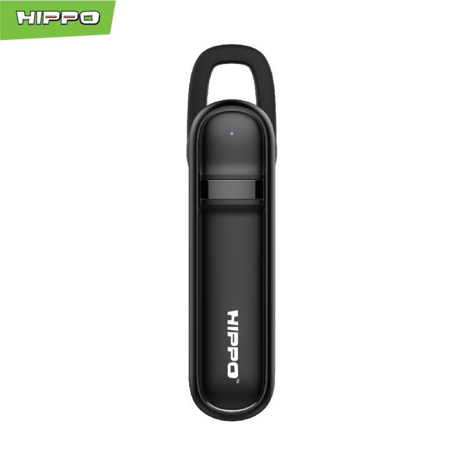 Hippo Single Handsfree Bluetooth V5 Mono 01 Headset Earphone Wireless Versi 5 Original Ori