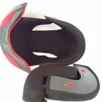 BUSA HELM FULLSET MERK BOGO CARGLOS KANCING PLASTIK