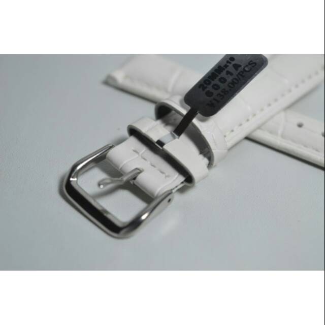 strap tali kulit original timeking putih berkualitas