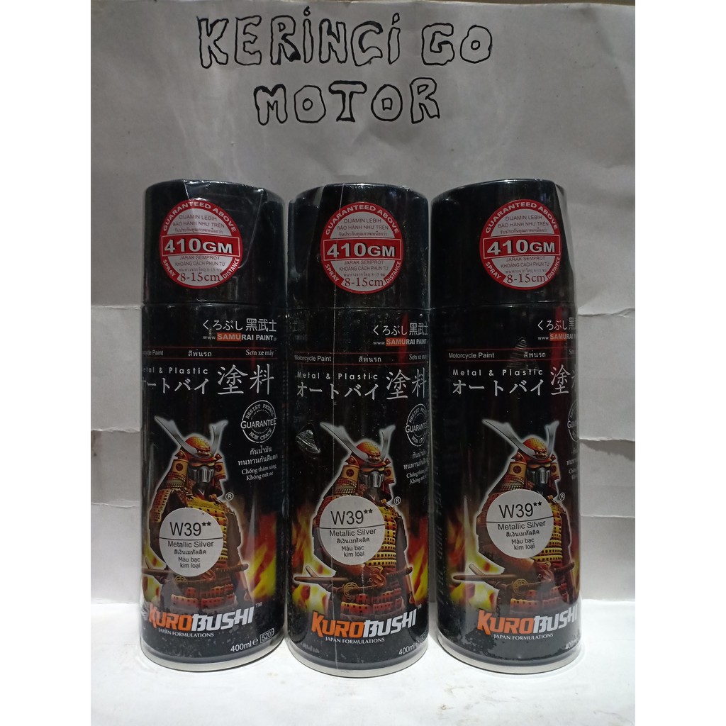SAMURAI PAINT METALIC SILVER W39**