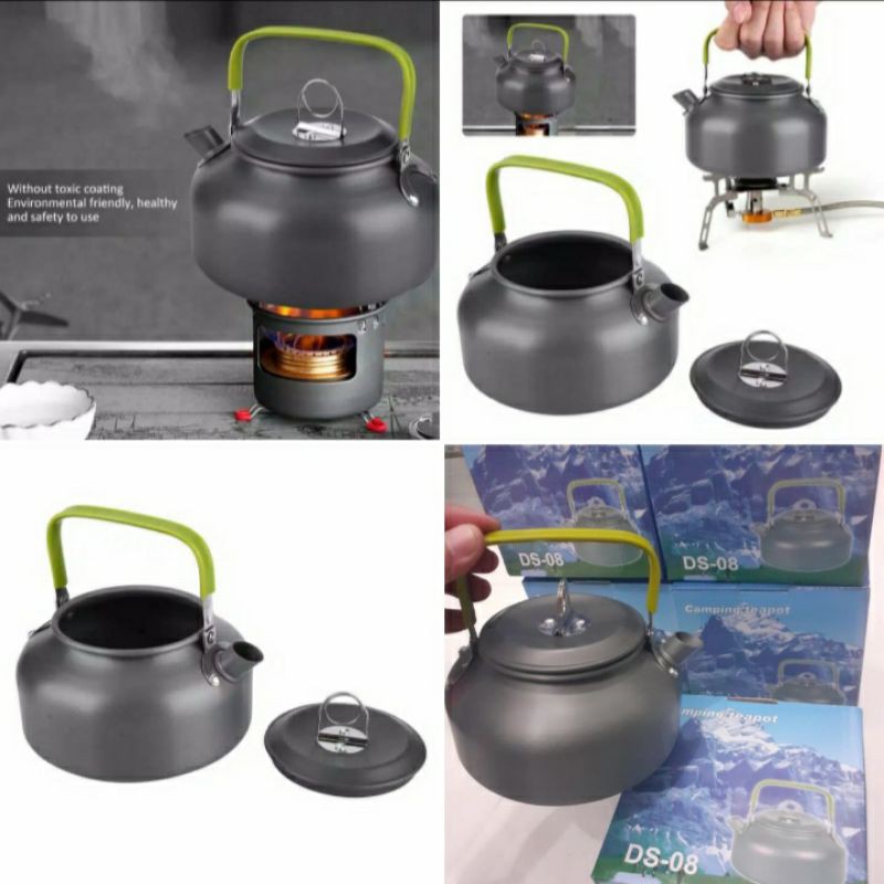 Teko air kettle model DS 08 camping teapotkettle coffee pot portable teapot kettle