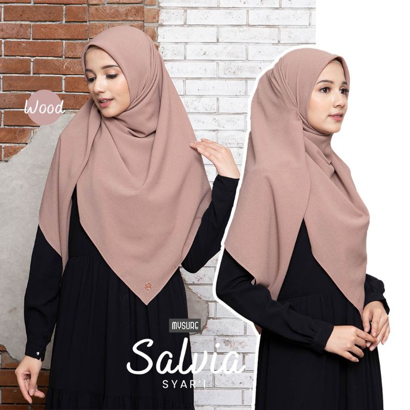 Salvia Square Hijab Syar'i/ Hijab Square / Mysure Hijab