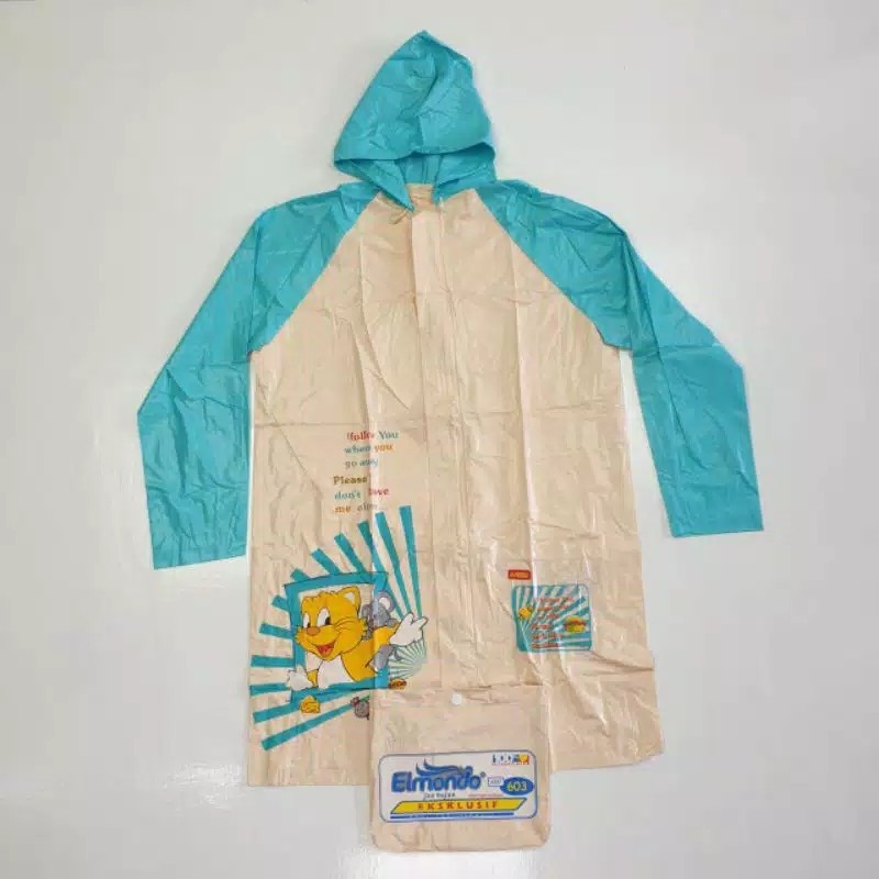 JOPE UMBRELLA - Jas Hujan Anak Remaja Elmondo 603 Exclusive Bahan Tebal Anti Rembes