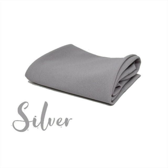 Bergo Maryam DIAMOND-Silver