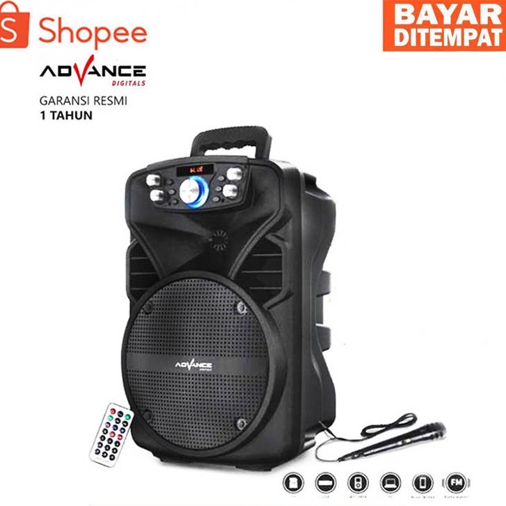 Speaker Bluetooth Advance H801n Speaker Portable with Mic