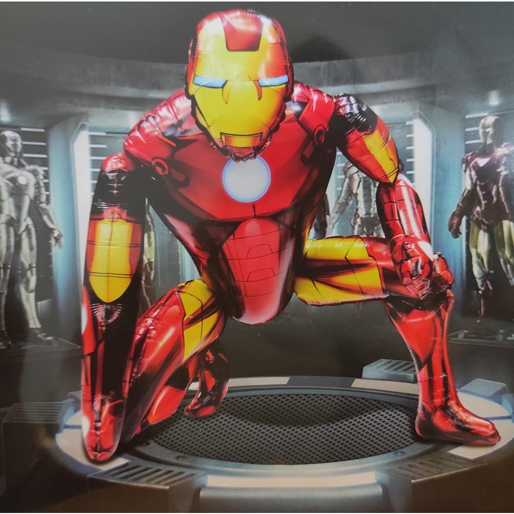 Balon Foil Iron Man 4D 3D Dekorasi Hiasan Jumbo Ulang Tahun Birthday