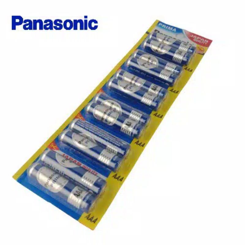 Baterai Panasonic AA Metal Silver / AAA Prima Blue (isi A2 / A3 12 pcs)/Batere Remote / Jam ORIGINAL