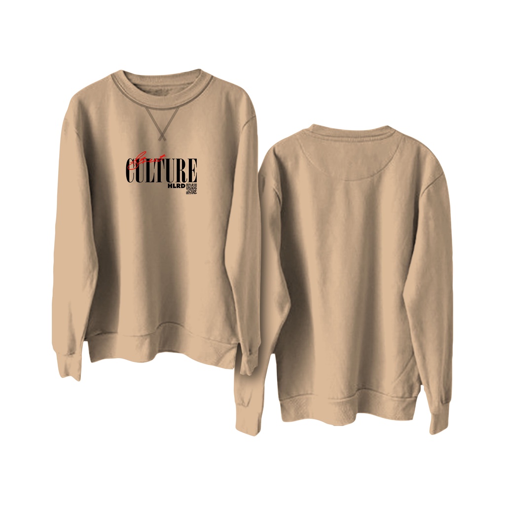 Holyrider Sweter Basic Culture || Crewneck sweatshirt sablon DTF II SIZE M - XXL ( Pria &amp; Wanita )