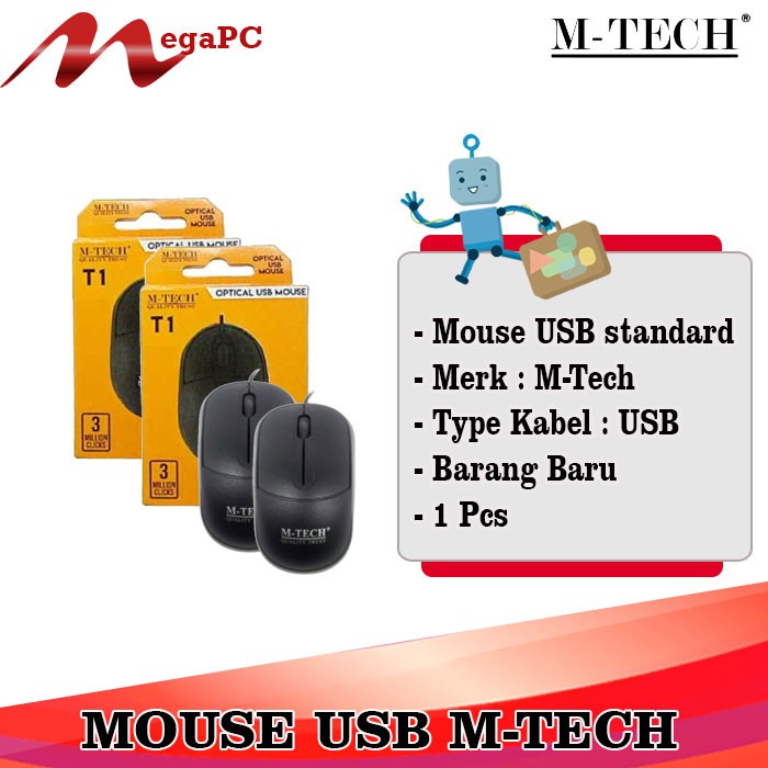 PROMO Mouse M-Tech Kabel USB