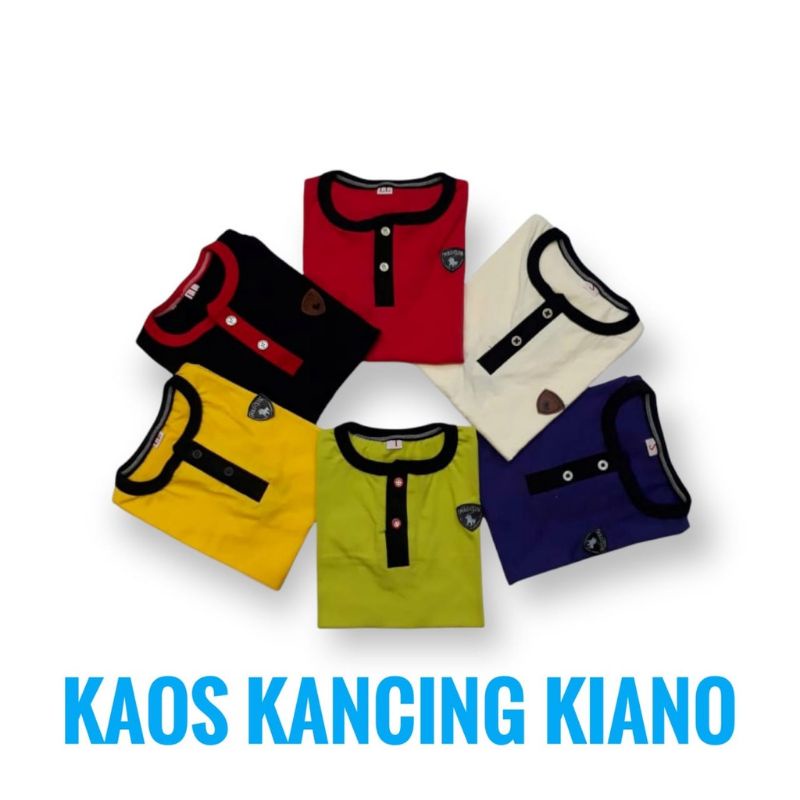 KAOS KANCING ANAK / KAOS KANCING KIANO