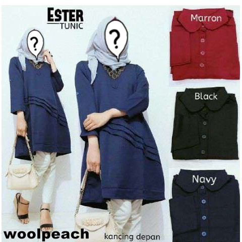 BAJU WANITA MURAH ESTER TUNIC BAJU WANITA GROSIR TANAH ABANG