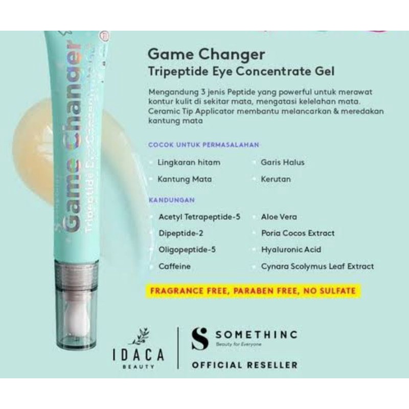 Somethinc Game Changer Tripeptride Eye Concentrate.