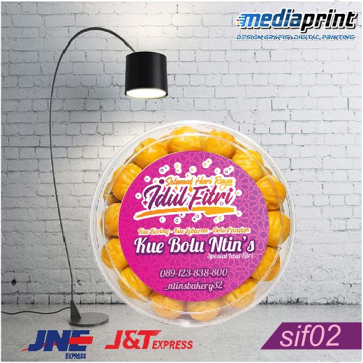 

Cetak Stiker Label Sticker Toples Kue Kering Lebaran Bulat