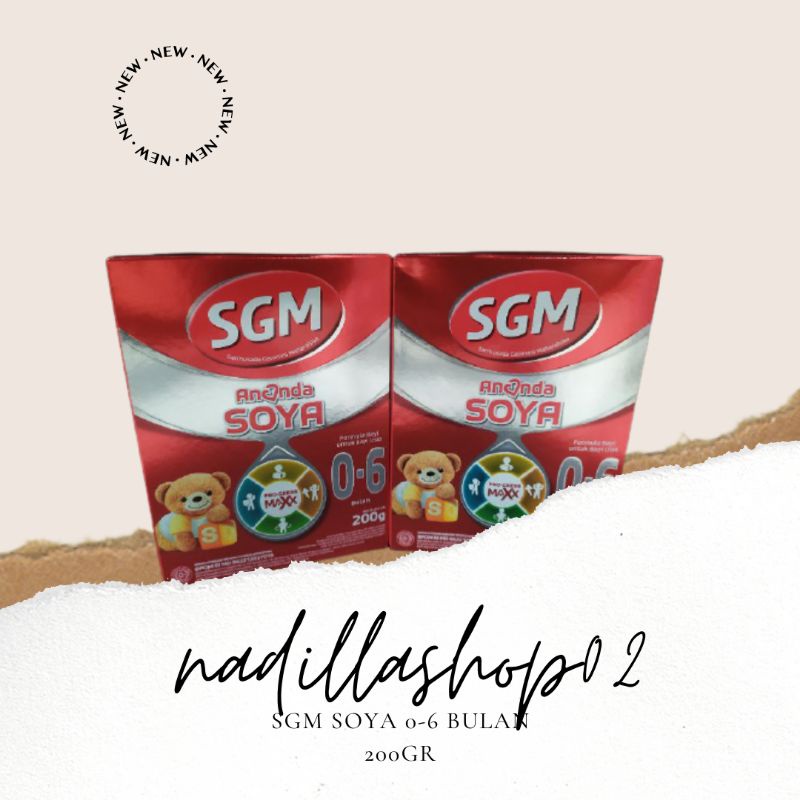 SGM SOYA 0-6 BULAN 200Gr